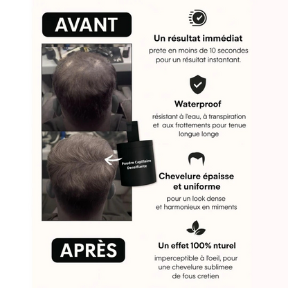 Poudre densifiante pour cheveux