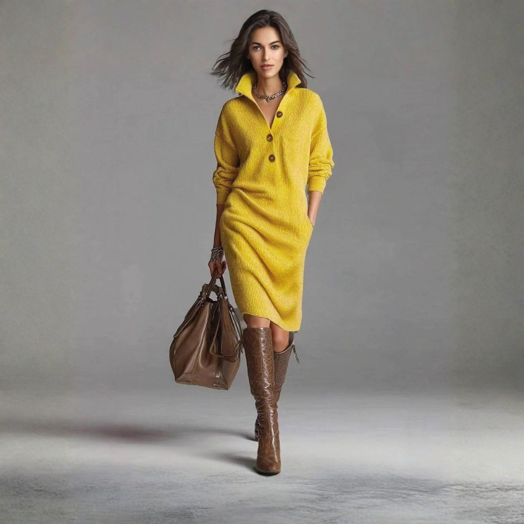 Robe Pull Élégante Femme