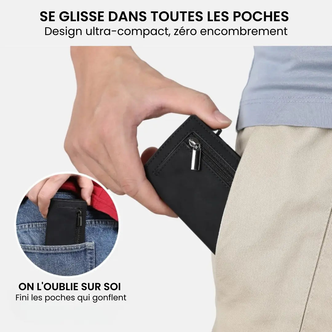Kompakte, sichere RFID-Brieftasche