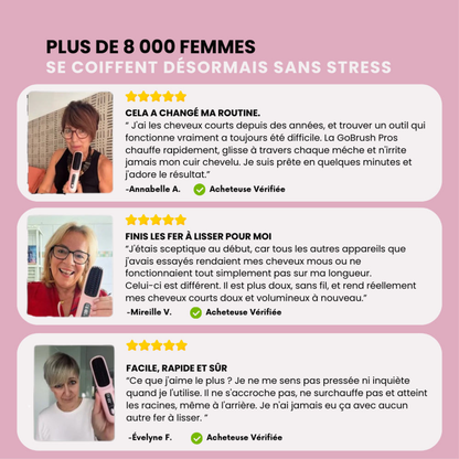 Beheizbare Glättungsbürste