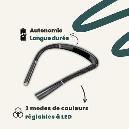 Lampe de lecture de Cou Flexible - Rechargeable