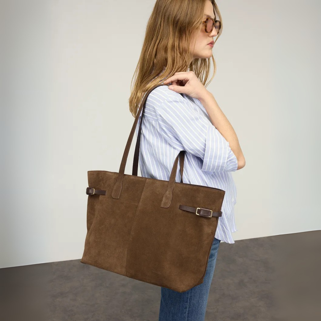 Sac cabas en cuir souple