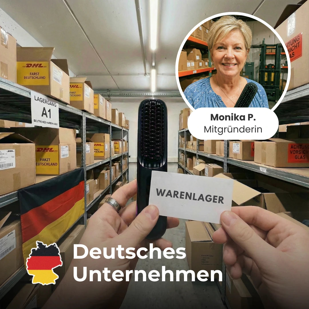 Intelligente Bürste für kurzes Haar