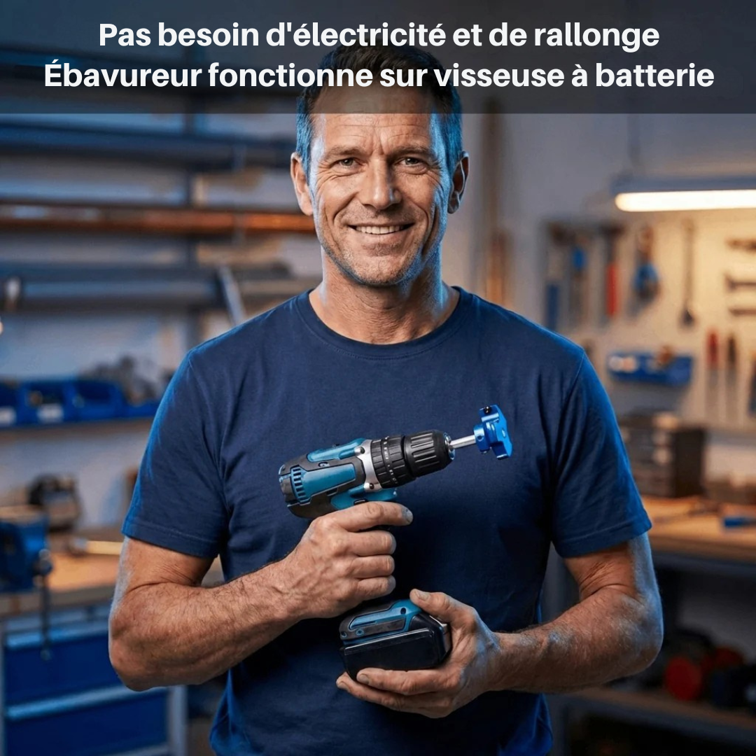 Ébavureur rotatif PVC