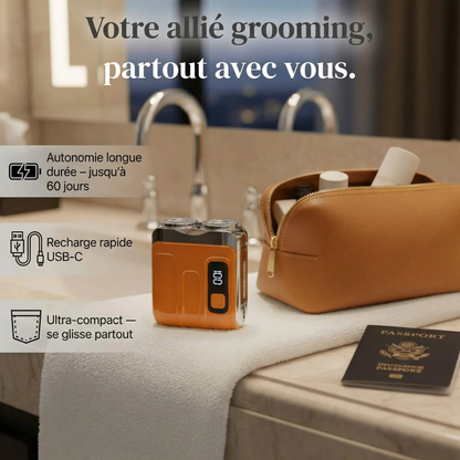 Kompakter Akku-Rasierer