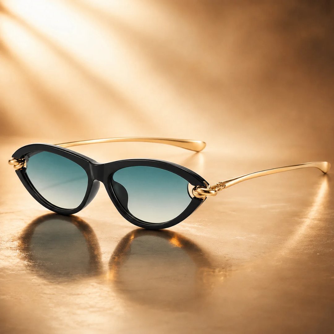 Lunettes Cat-Eye avec Chaîne