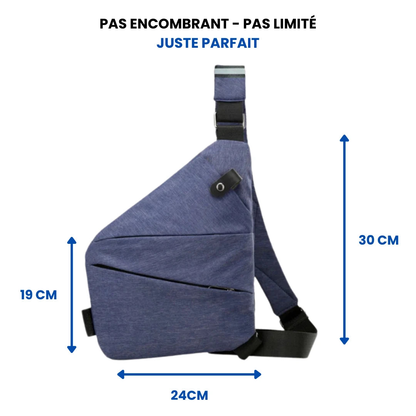 Sac Bandoulière Anti-Vol avec RFID