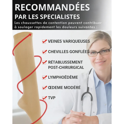 Chaussettes de compression médicales