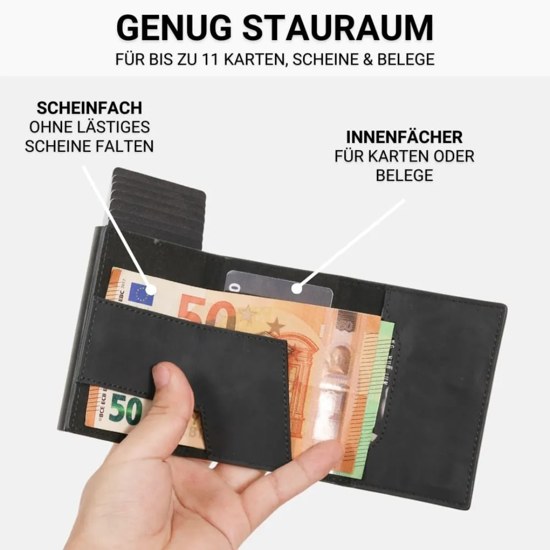 RFID Portemonnaie mit Schnellzugriff