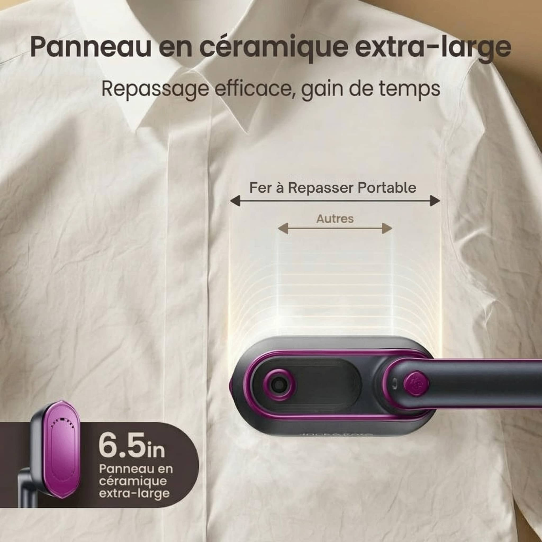 Tragbares 2-in-1-Dampfbügeleisen