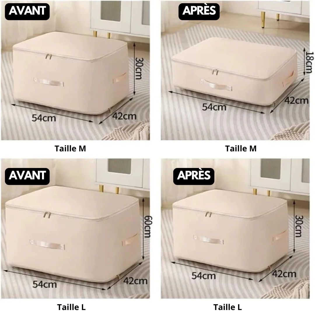 Organiseur de Rangement Compressé pour Placard