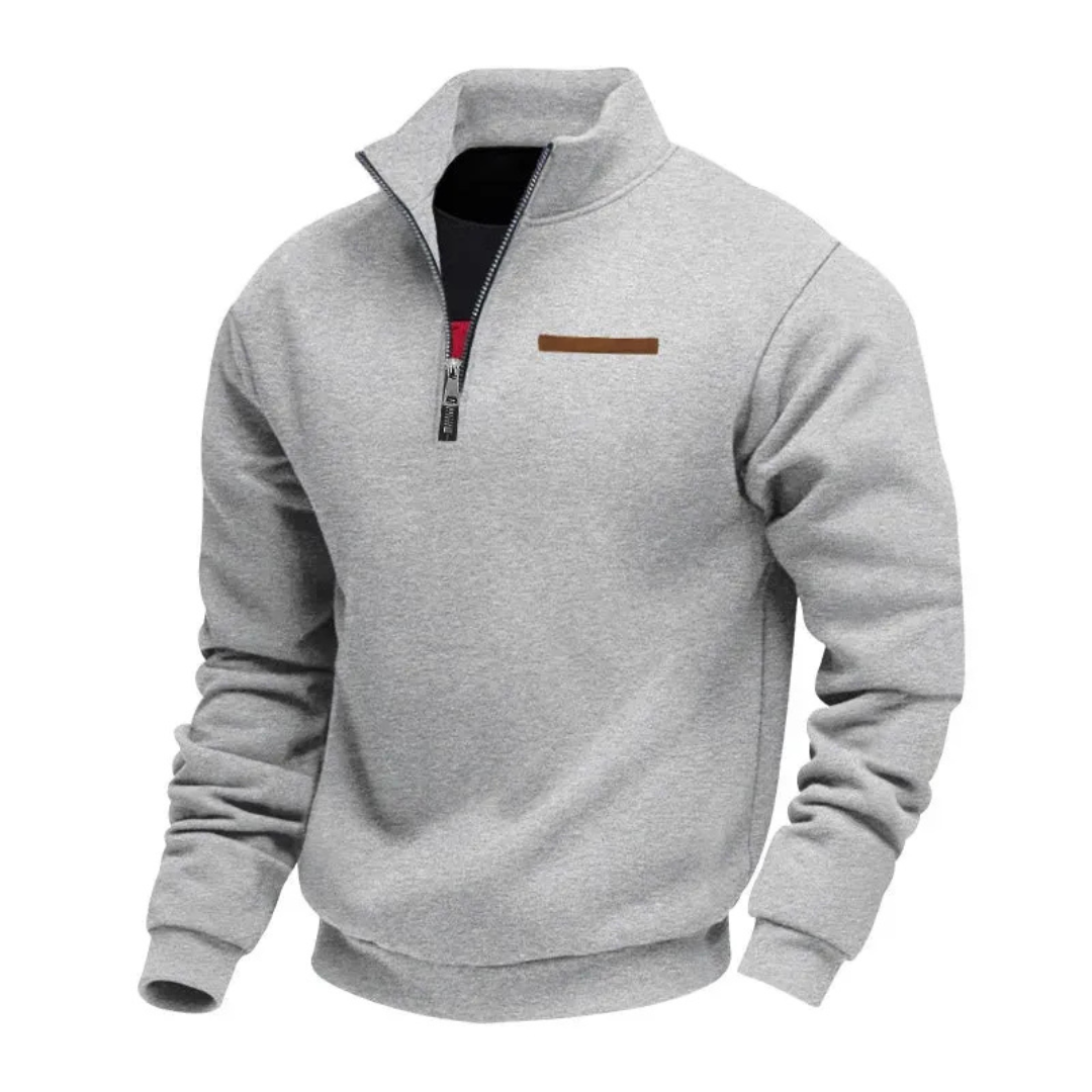 Pull polaire zippé pour homme