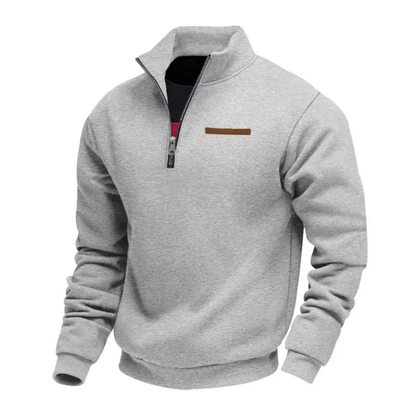 Pull polaire zippé pour homme