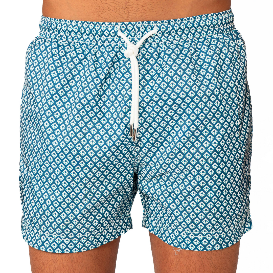 Short de bain homme à imprimé