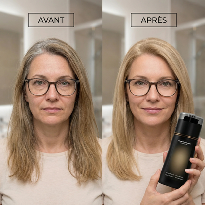 Sofort-Färbe-Shampoo für weiße und graue Haare