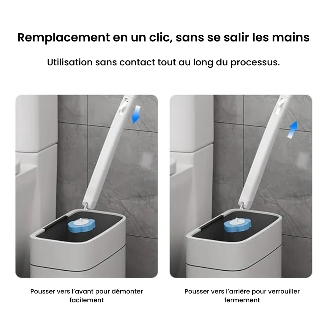 Hygienische berührungslose Toilettenbürste