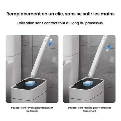 Hygienische berührungslose Toilettenbürste