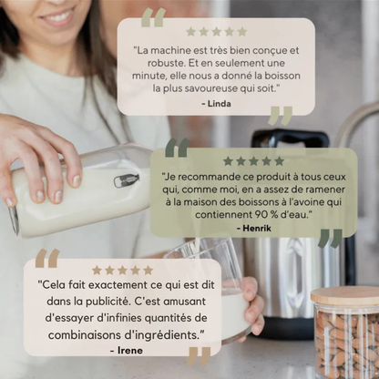 Appareil à lait végétal maison