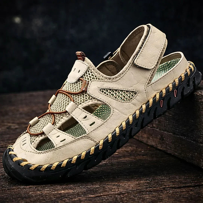 Sandales Homme en Cuir Confortables