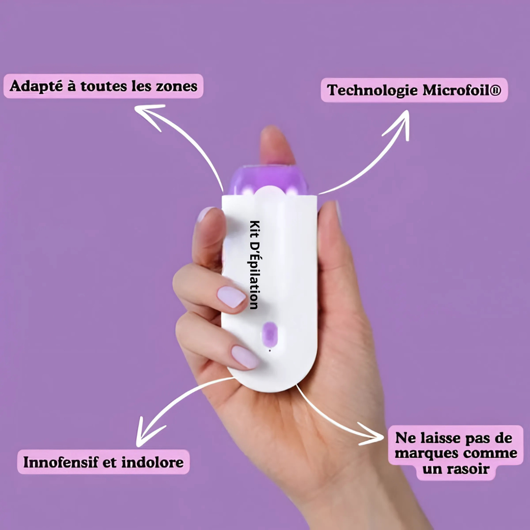 Kit d’épilation efficace et douce à domicile