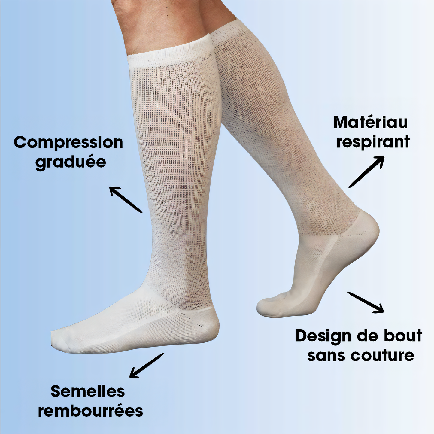 FlowSocks™ - Chaussettes de compression