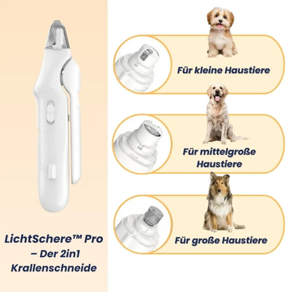 2-in-1 Krallenschneider für Haustiere