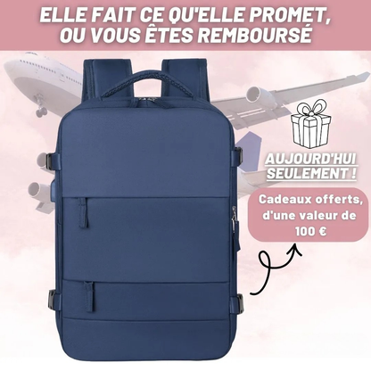 Sac à dos de voyage extensible pour femmes actives