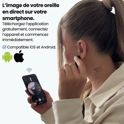 Nettoyeur d’oreilles avec caméra HD
