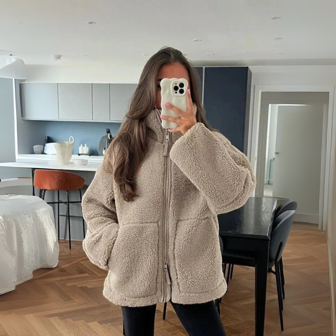 Kuschelige Damen-Winterjacke