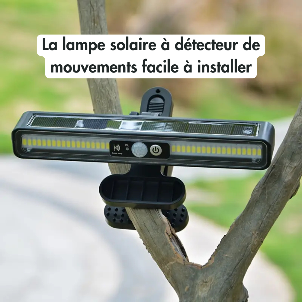 Lampe solaire à clipser – Un éclairage puissant et autonome