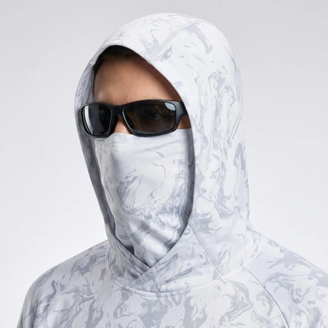 UV-Schutz-Sweatshirt mit integrierter Kapuze