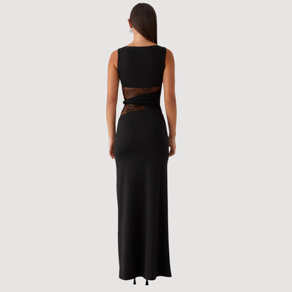 Elegantes Abendkleid mit femininen Cutouts