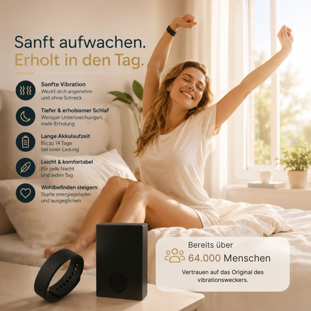Intelligentes Armband mit Vibrationswecker