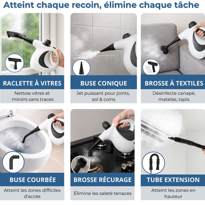 Nettoyeur Vapeur Multifonction Puissant