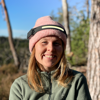 Wiederaufladbare LED-Stirnlampe mit Bewegungssensor