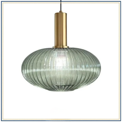 Lampadaire décoratif en verre texturé