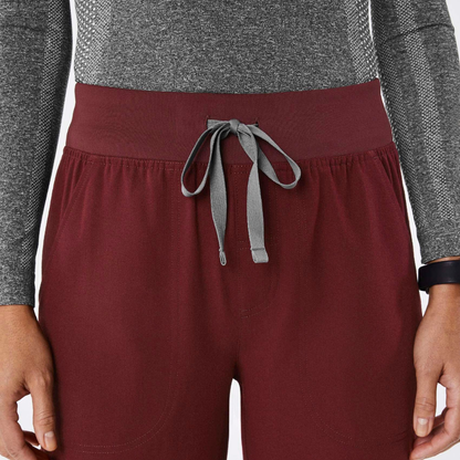 Pantalon Médical à Taille Haute et Jambes Larges