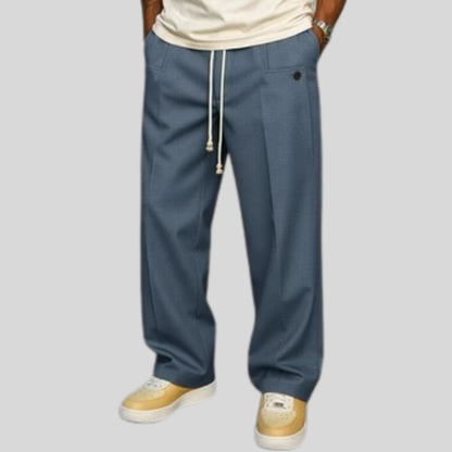 Pantalon ajusté à cordon