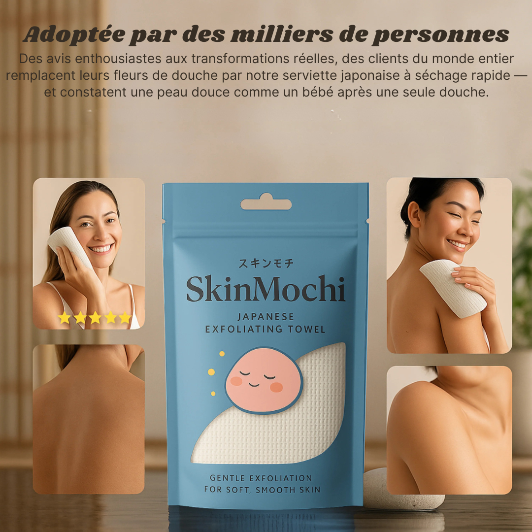 Serviette Exfoliante Japonaise