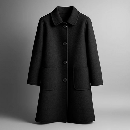 Manteau long en laine élégant