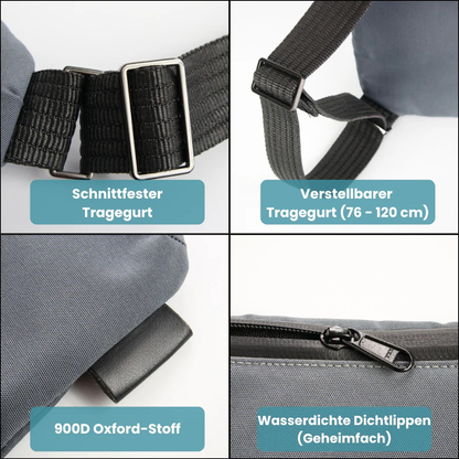 Ergonomische Diebstahlschutz-Tasche