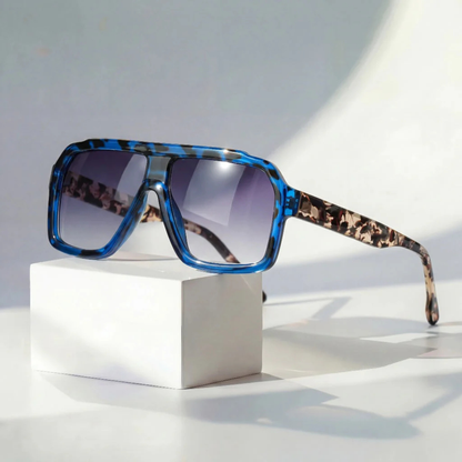 Retro-Pilotenbrille mit UV400-Schutz und Farbverlauf