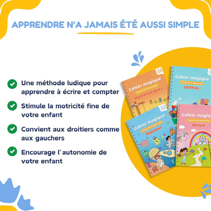 Coffret éducatif écriture et chiffres enfant