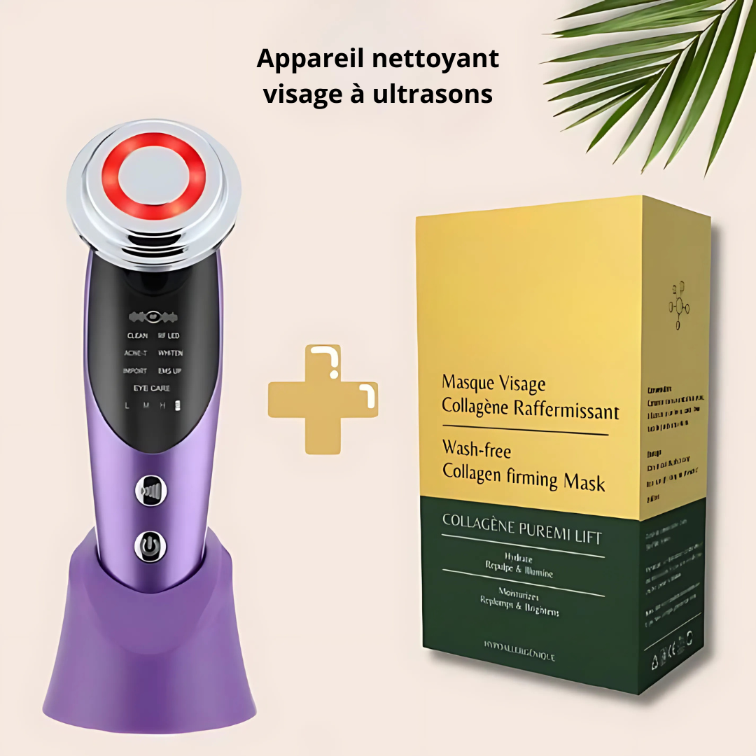 Appareil nettoyant visage à ultrasons