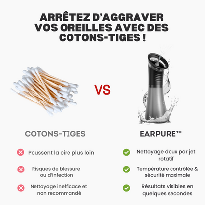 Nettoyant auriculaire doux et efficace