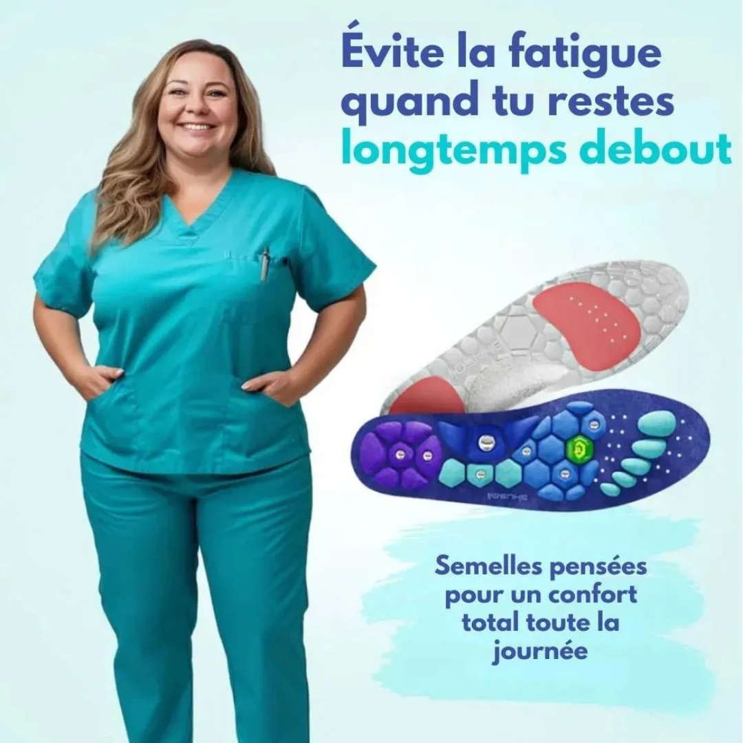 Semelles orthopédiques confort total
