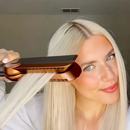 2-in-1 Ionen-Haarglätter mit Trocknerfunktion