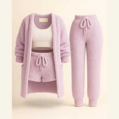 Kuscheliger Pyjama aus Strick