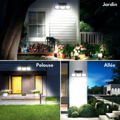 Applique solaire extérieure avec détecteur de mouvement