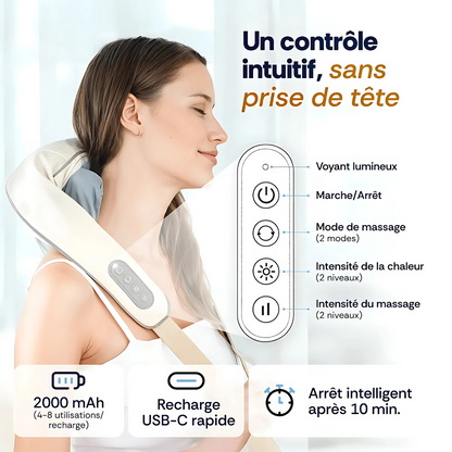 Masseur Cervical Chauffant